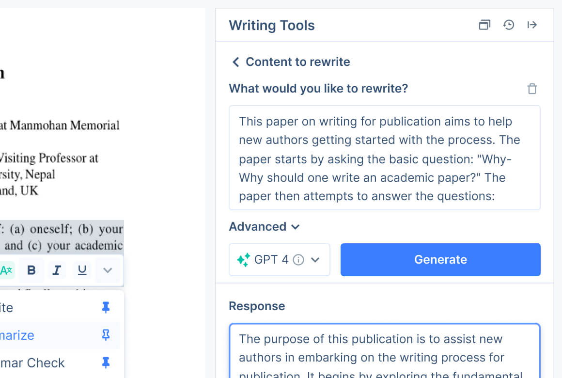Automated Essay Completion